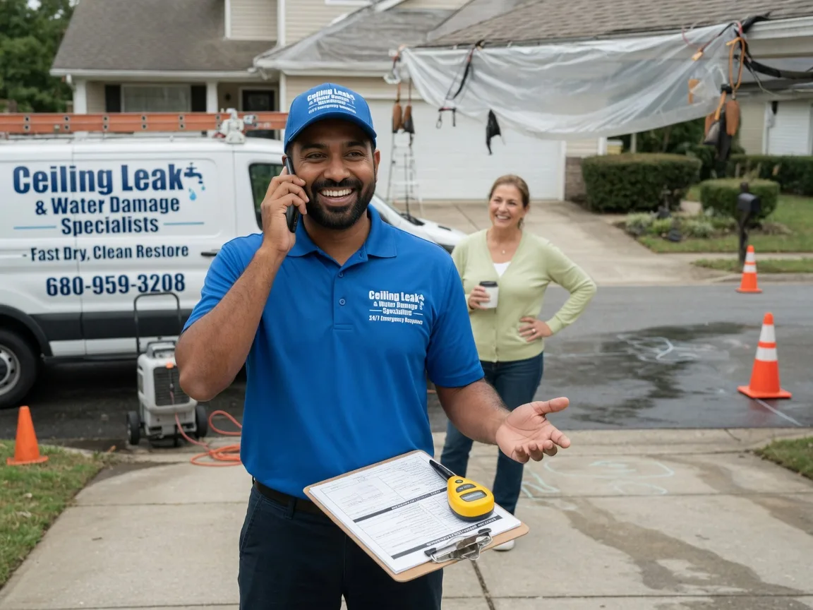 Ceiling Leak Cleanup Majestic, KY FAQs